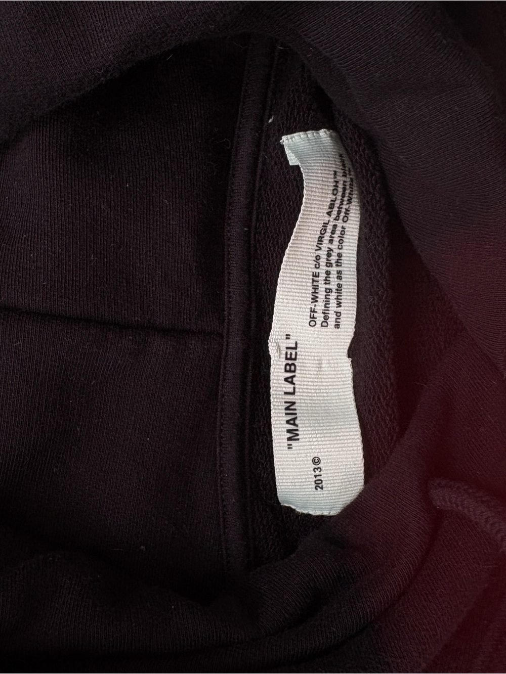 Off-White Virgil Abloh Archival 2017 Toronto Exclusive Hoodie size Med - Picture 10 of 12